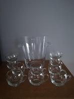 Glazen sangria set, Huis en Inrichting, Keuken | Servies, Ophalen, Gebruikt