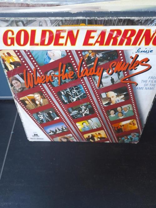 12" - golden earring - when the lady smiles - bak 11, Cd's en Dvd's, Vinyl | Hardrock en Metal, Gebruikt, Ophalen of Verzenden