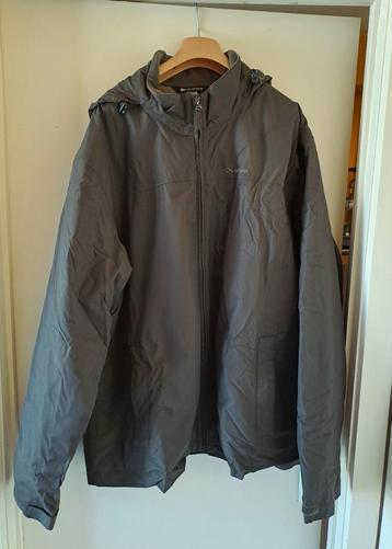 Quechau regen/ wind jas/ outdoorjas.kaki.3xl.als nieuw beschikbaar voor biedingen