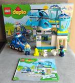 lego duplo 10959 politiebureau en helikopter, Ophalen of Verzenden, Zo goed als nieuw, Complete set, Duplo