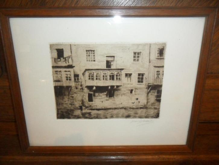 Ets van Henry Bodart (Namen 1874 - 1940 Jambes), Antiek en Kunst, Kunst | Etsen en Gravures, Ophalen of Verzenden