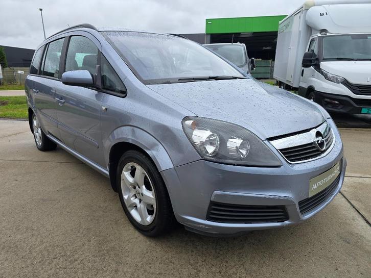 Opel Zafira 1.6i Enjoy 7 Persoons Airco + Garantie, Auto's, Opel, Bedrijf, Te koop, Zafira, ABS, Airbags, Airconditioning, Boordcomputer