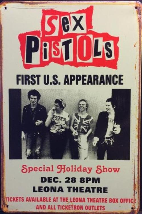 Plaque murale en métal rouillé au look vintage Sex Pistols, Collections, Musique, Artistes & Célébrités, Neuf, Enlèvement ou Envoi