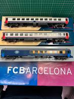 NMBS I10 herris wagons zeer goede staat 3 stuks, Hobby en Vrije tijd, Modeltreinen | H0, Overige merken, Gelijkstroom of Wisselstroom