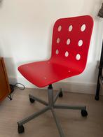 Chaise de bureau IKEA rouge, Enlèvement, Comme neuf, Rouge, Chaise de bureau