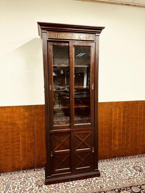 Klassiek Engelse Boekenkast Kast, Antiek en Kunst, Antiek | Kantoor en Zakelijk, Ophalen of Verzenden