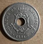 Koning Leopold 2 een 10 centiem koper-nikkel Michaux 1901 FR, Postzegels en Munten, Ophalen of Verzenden