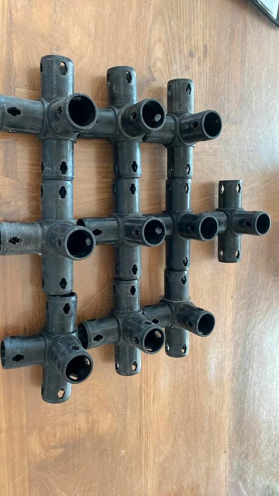 Quadro verbindingen 4 uitgangen koppelstuken 3,50€ per stuk, Kinderen en Baby's, Speelgoed | Educatief en Creatief, Gebruikt, Bouwen