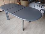 Tafel donker grijs., Huis en Inrichting, Tafels | Eettafels, Ophalen, Gebruikt, Vijf personen of meer, 150 tot 200 cm