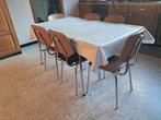 Tafel + toile sire (geen stoelen!) 150 of 120 / 80., Huis en Inrichting, Tafels | Eettafels, Ophalen