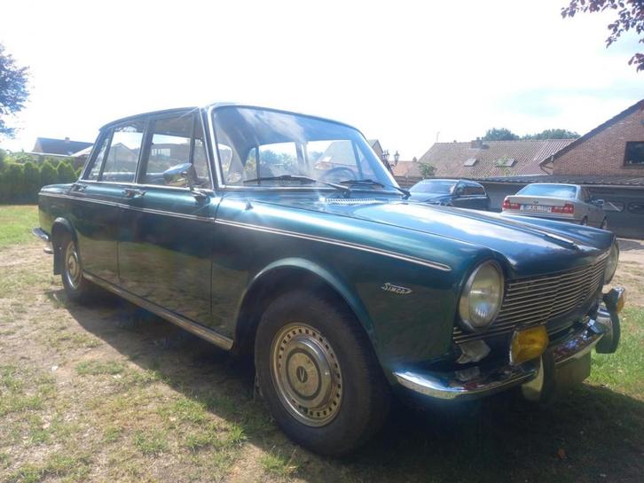 Simca 1500  type 1 bouwj 1966, Auto's, Oldtimers, Particulier, Groen, Ophalen