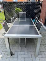 Tuinset, Tuin en Terras, Tuinsets en Loungesets, Ophalen, Gebruikt, Aluminium, 8 zitplaatsen