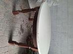 Table ronde en bois, Maison & Meubles, Enlèvement, Utilisé, Rond, Ancien