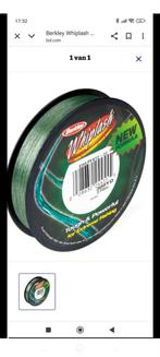 Berkeley whiplash green.
17 honderdste. Trekkracht 21.7 kg ., Watersport en Boten, Ophalen of Verzenden, Zo goed als nieuw