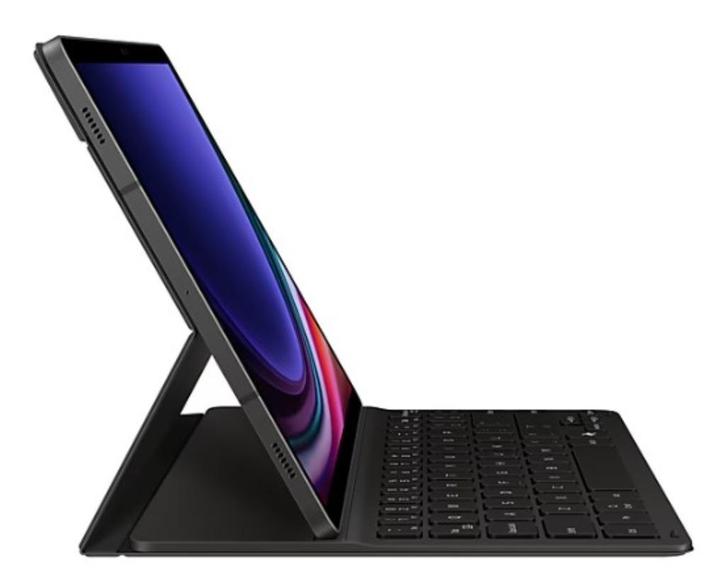 Galaxy Tab S10 FE | S9 | S9 FE AI Book Cover Keyboard Slim, Computers en Software, Tablet-hoezen, Nieuw, Bescherming voor- en achterkant