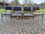 4 Vintage design stoelen, Comme neuf, Enlèvement ou Envoi