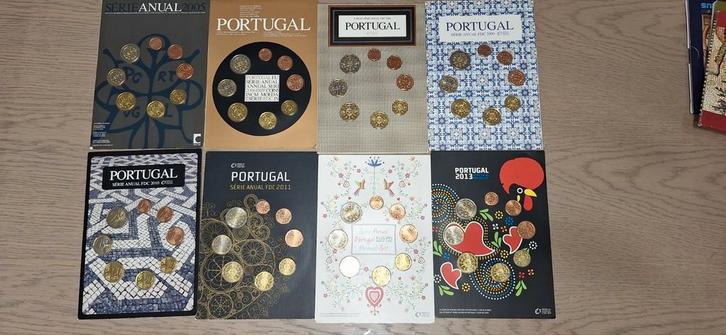 Serie VAN 1 CT TOT 2 EURO UIT PORTUGAL FDC BU, Postzegels en Munten, Munten | Europa | Euromunten, Overige waardes, Portugal, Ophalen of Verzenden