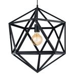 Lampe suspendue Eglo en acier noir Embleton 46cm, Maison & Meubles, Modern, Autres matériaux, Utilisé, Moins de 50 cm