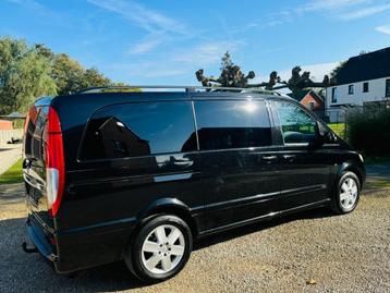 MAGNIFIQUE MERCEDES VIANO 3.0DCI V6 AUTOMATIQUE/DUBB. CABINE, Autos, Cuir, Achat, Carnet d'entretien, Noir