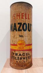 Travel Kolenwerf Alost Shell Mazout ancienne grande bouteill, Comme neuf, Enlèvement ou Envoi