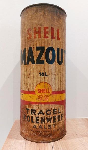 Travel Kolenwerf Alost Shell Mazout ancienne grande bouteill
