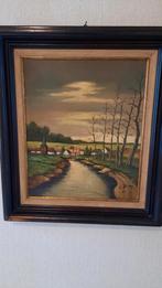 Schilderij  van L BRUY,of le bluy?, Ophalen