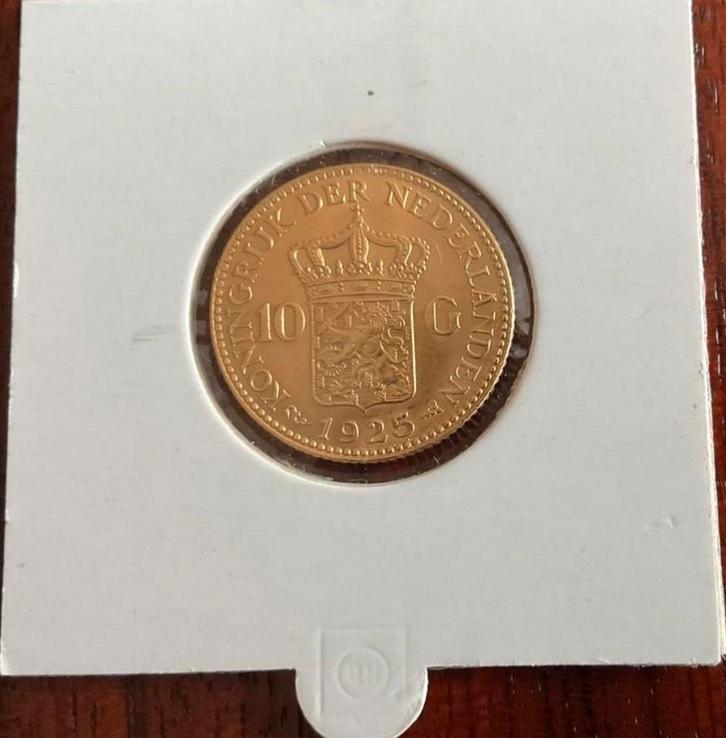 Gouden tientje wilhelmina 1925, Postzegels en Munten, Munten | Nederland, Losse munt, Overige waardes, Koningin Wilhelmina, Goud