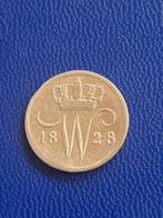 1828 U Pays-Bas, pièce de 2 sols en argent, Willem I, Timbres & Monnaies, Monnaies | Pays-Bas, Envoi, Monnaie en vrac, Argent