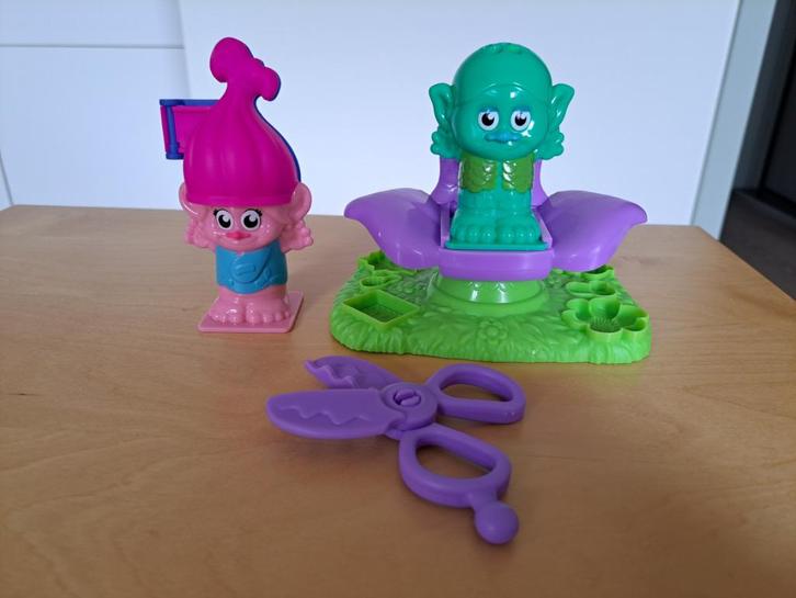 Play-Doh Trolls Press & Style Salonmodelset, Hobby en Vrije tijd, Knutselen, Zo goed als nieuw, Gereedschap of Accessoires, Ophalen