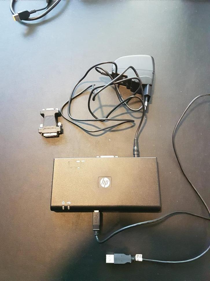 Docking station HP Displaylink, Computers en Software, Dockingstations, Gebruikt, Docking station, Laptop, Ophalen of Verzenden