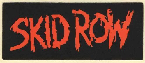 Skid Row sticker, Verzamelen, Muziek, Artiesten en Beroemdheden, Nieuw, Verzenden