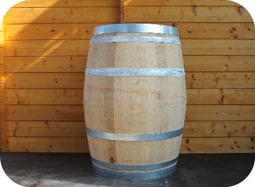 Eiken wijnvaten, wijnvat, regenton, halve vaten, Jardin & Terrasse, Barils de pluie, Utilisé, Bois, Enlèvement ou Envoi