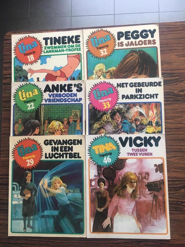 3 Strips Tina 1ste druk, Boeken, Stripverhalen, Gelezen, Meerdere stripboeken, Ophalen of Verzenden