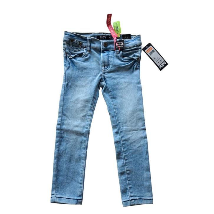 Meisjes skinny jeans blauw 98 - Nieuw, Kinderen en Baby's, Kinderkleding | Maat 98, Nieuw, Meisje, Broek, Ophalen of Verzenden