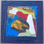 MOCU VALLES / ABSTRACTIE / PLAASTER + COLLAGE DOEK / 50x50cm, Enlèvement ou Envoi