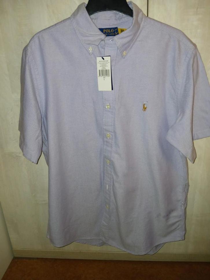 Ralph Lauren herenhemd – paars – maat L – nooit gedragen, Kleding | Heren, Overhemden, Nieuw, Halswijdte 41/42 (L), Paars, Ophalen of Verzenden