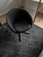 Fauteuil op kantoor, Huis en Inrichting, Bureaustoelen, Ophalen, Gebruikt, Zwart, Bureaustoel