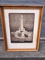 eau forte le bourgeois signe maurice fourneau, Antiek en Kunst, Kunst | Etsen en Gravures, Ophalen of Verzenden