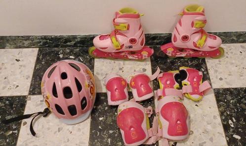oxelo inline skates 28-31 + helm + bescherming, Kinderen en Baby's, Speelgoed | Buiten | Rolschaatsen, Gebruikt, Verstelbaar, Ophalen of Verzenden