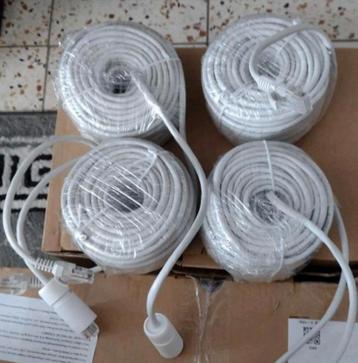 4 RJ45-kabels voor camera's en netwerken nieuw
lengte: 12 m beschikbaar voor biedingen