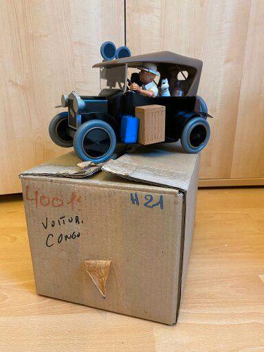 AROUTCHEFF FORD T TINTIN AU CONGO STRICT NEUF, Collections, Personnages de BD, Neuf, Statue ou Figurine, Tintin, Enlèvement ou Envoi