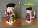 Paar Vintage antieke TOBY keramiek bierkruikjes, Antiek en Kunst, Ophalen of Verzenden