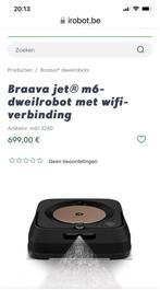 Volledig nieuw Braava jet m6-dweilrobot met wifi-verbinding, Nieuw, Ophalen of Verzenden, Robotstofzuiger