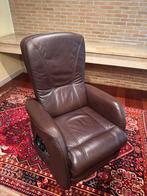 Leren relaxzetel, Huis en Inrichting, Ophalen, Zo goed als nieuw