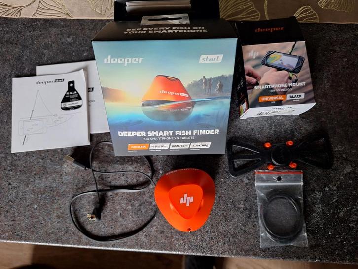 Deeper fishfinder start, Watersport en Boten, Hengelsport | Witvissen, Zo goed als nieuw, Ophalen
