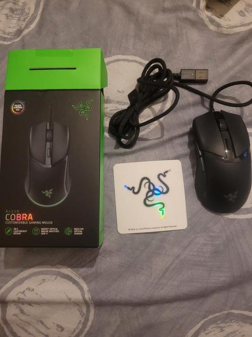 Razer Cobra gaming muis, Computers en Software, Muizen, Nieuw, Muis, Rechtshandig, Bedraad, Gaming muis, Ophalen