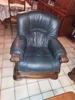 Gratis Lederen salon, Huis en Inrichting, Ophalen, Gebruikt, Rechte bank, 200 tot 250 cm