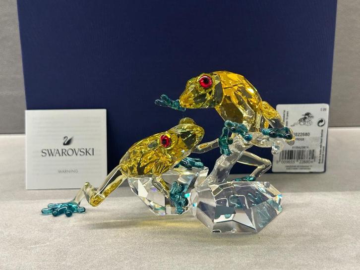 Swarovski Paradise kikkers, Verzamelen, Swarovski, Nieuw, Figuurtje, Ophalen of Verzenden