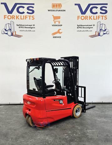 NIEUWE elektrische heftruck 2T - 3 wieler + 2J GARANTIE beschikbaar voor biedingen