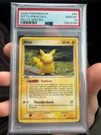 PSA 10 Ditto [Pikachu] #63 2005 Pokemon Ex Delta Species, Hobby en Vrije tijd, Ophalen of Verzenden, Booster